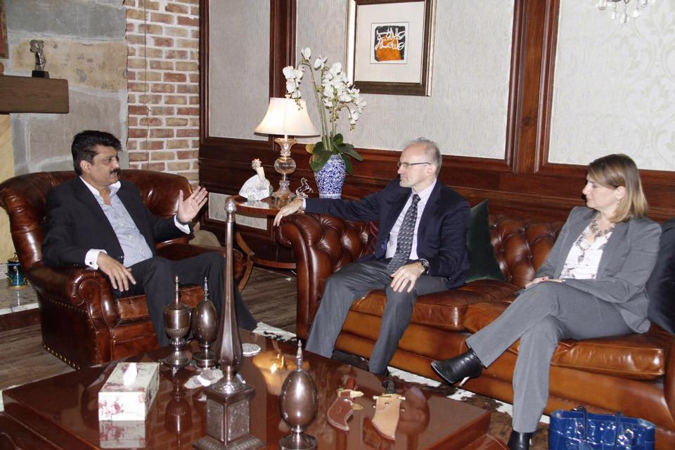 Dr Shahzad Waseem received delegates of USA embassy at my residence - 1
