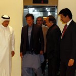 Chairman PTI Imran Khan with Dr Shahzad Waseem meeting Ambassador of Saudi Arabia