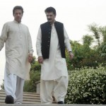 Dr Shahzad Waseem with Chairman PTI Imran Khan (official) 