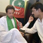 Dr Shahzad Waseem in a meeting with Imran Khan