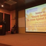 Dr  Shahzad Waseem at a Seminar on Khojaly Genocide