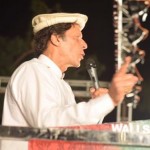 Chairman PTI Imran Khan addressing charged crowd at Liaqat Bagh AzadiJalsa