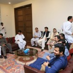 Chairman Imran khan presiding meeting of PTI central punjab leadership