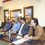 Chairman PTI Imran Khan presiding strategy meeting at Bani Gala Islamabad.