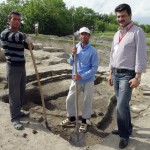 Dr Shahzad Waseem visits archaeological Sites of Azerbaijan. Ancient graves (2 AD) and pottery seen during his visit to archaeological site of Gabala