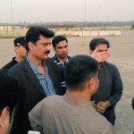 Dr Shahazad Waseem at Parade ground to review arrangements for tomorrow