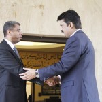 Saudi Ambassador Mr. Jassim M. Al-khalidi receiving Dr Shahzad Waseem at Saudi Embassy.