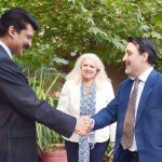 Dr Shahzad Waseem meets delegate from USA State Department at his residence