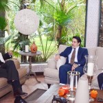 Dr Shahzad Waseem meets delegate from USA State Department at his residence