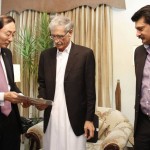 Dr Shazad Waseem with CM KPK Parvaiz Khattak Meeting Chinese Ambassador