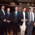 Ambassadors with Chairman PTI Imran Khan at reception in his honour at my residence