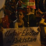 PTI Supporters against irregularities in Election 2013